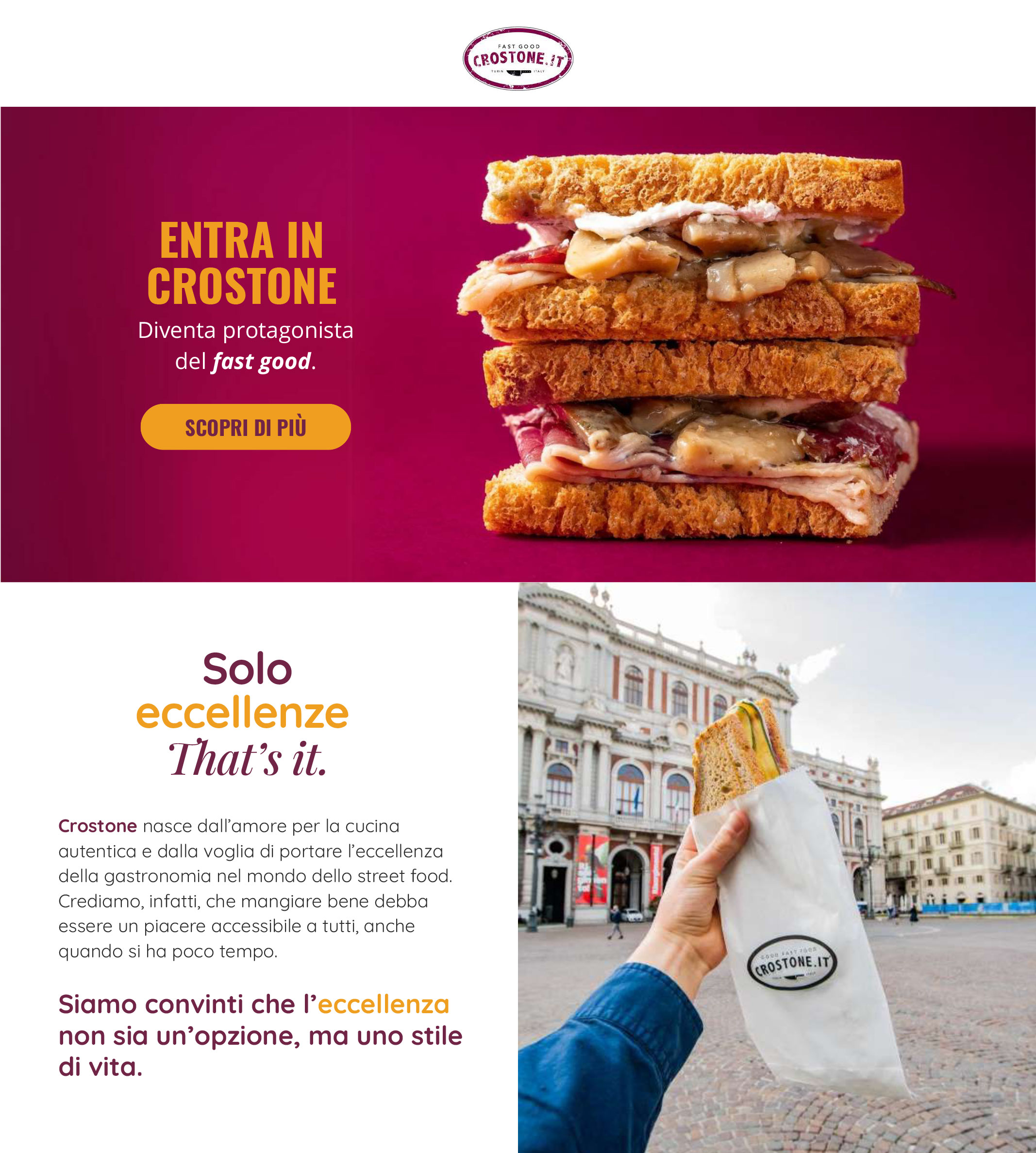 Solo eccellenze that's it
